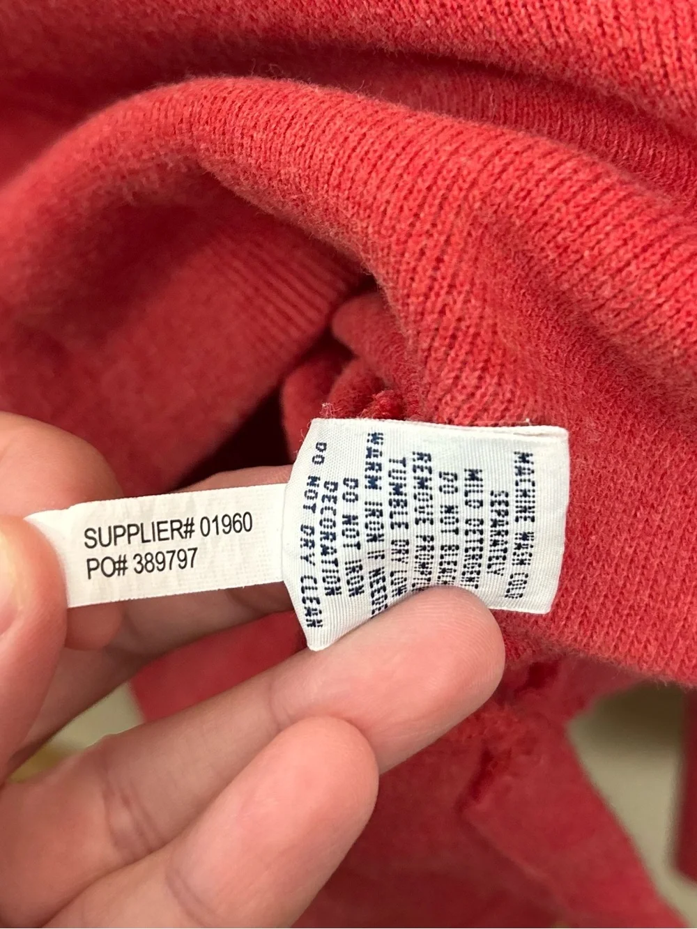 Polo Ralph Lauren quarter-zip pullover sweater womens 2XLT red preppy